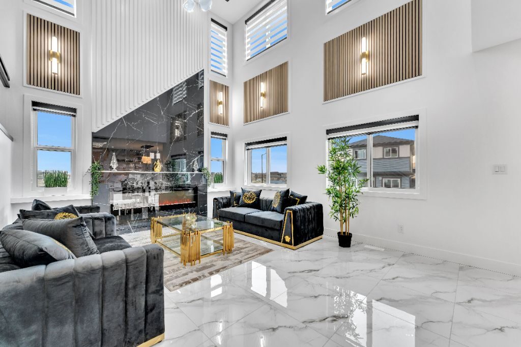 Show home living room